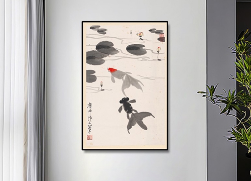 玄關(guān)復(fù)古裝飾畫(huà)制作