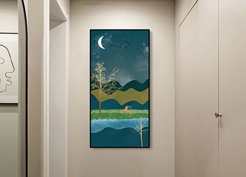 走廊北歐風裝飾畫制作
